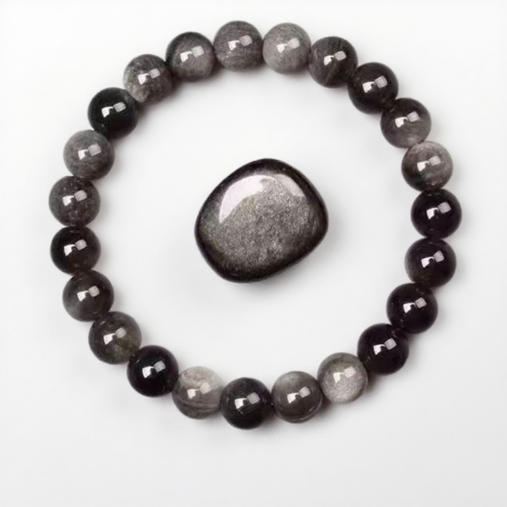 Pentalith Natural Crystal Agate Raw Stone Bracelets - Single-strand, Unisex Design