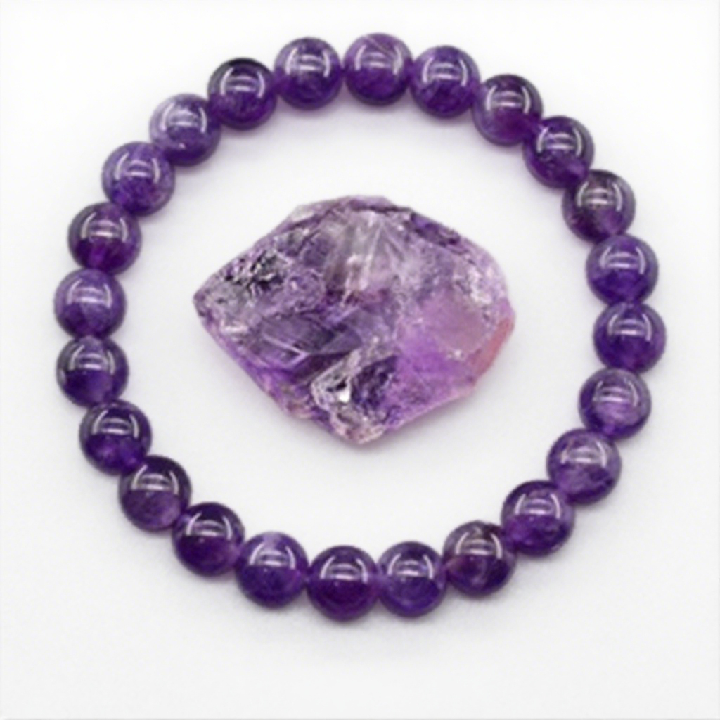 Pentalith Natural Crystal Agate Raw Stone Bracelets - Single-strand, Unisex Design